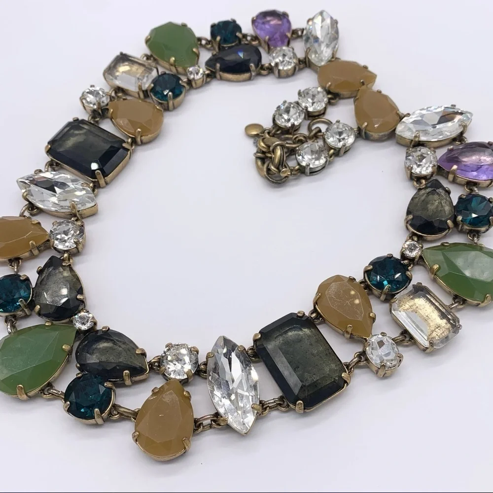 J. Crew Crystal Melange Necklace